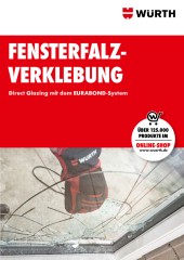 Fensterfalzverklebung