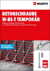 Betonschraube W-BS-T Temporär