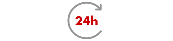 24h Verfügbarkeit